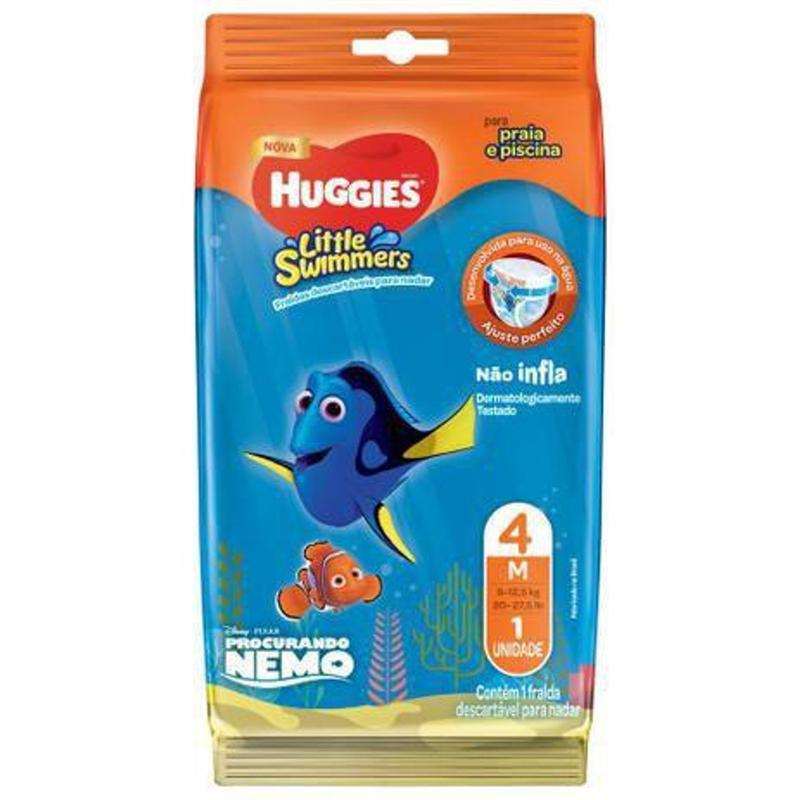 Fralda huggies praia piscina m little swimmers nemo - Fralda para ...