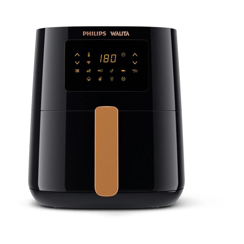 Fritadeira Air Fryer Philips Walita Conectada Série 5000, 4.1L, 1400W, 127V, Preto RI9255/81