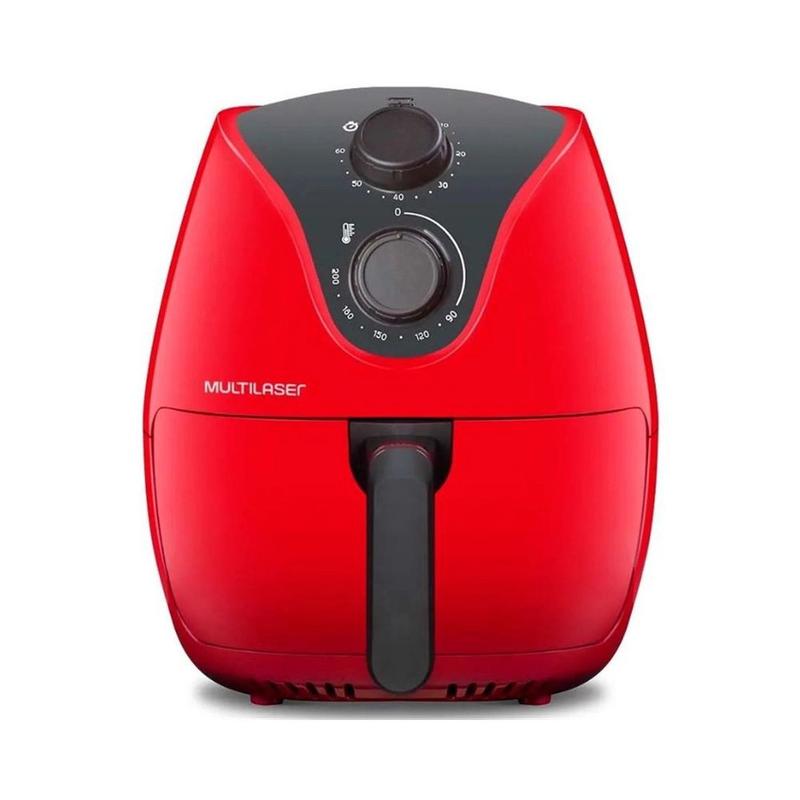 Fritadeira Elétrica Air Fryer Multilaser 4L Grade e Timer 60min Temp ...