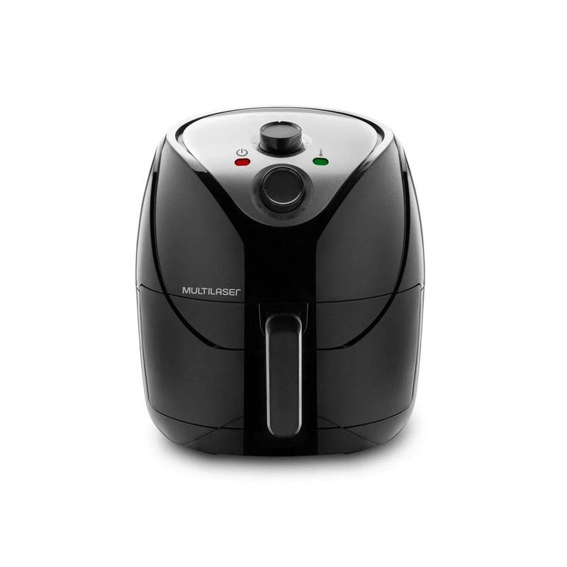 Fritadeira Elétrica Multilaser Air Fryer 1700W 6,5L Preta CE125