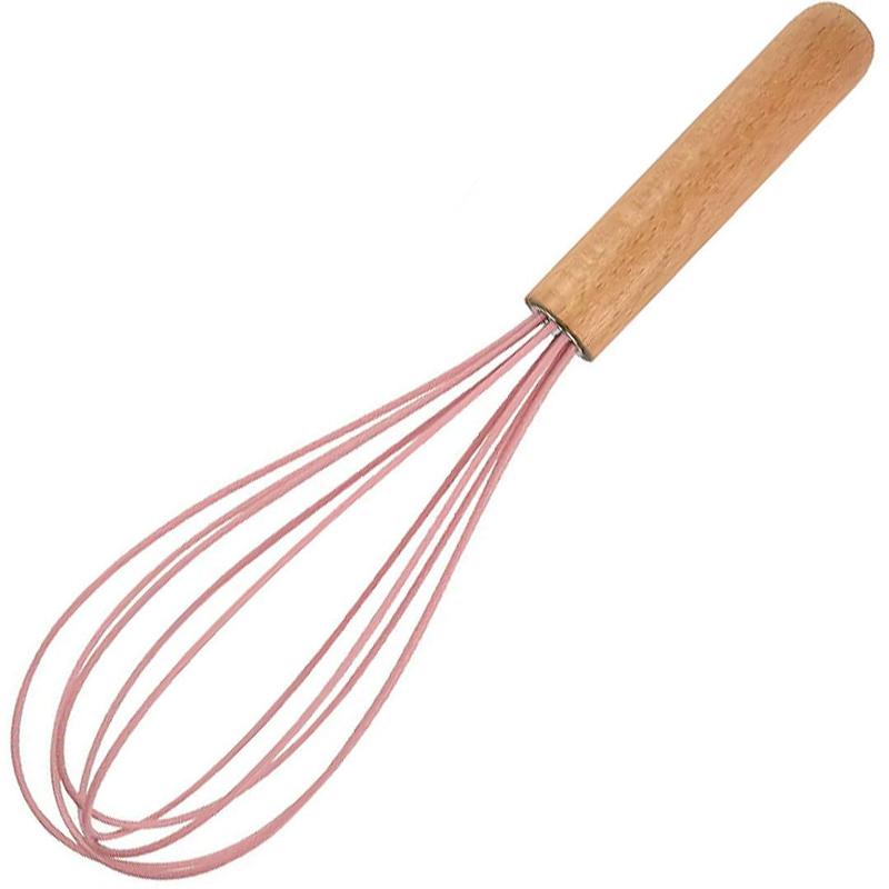 Fue bate claras de silicone rosa cabo de madeira - BON'S CHEFF ...