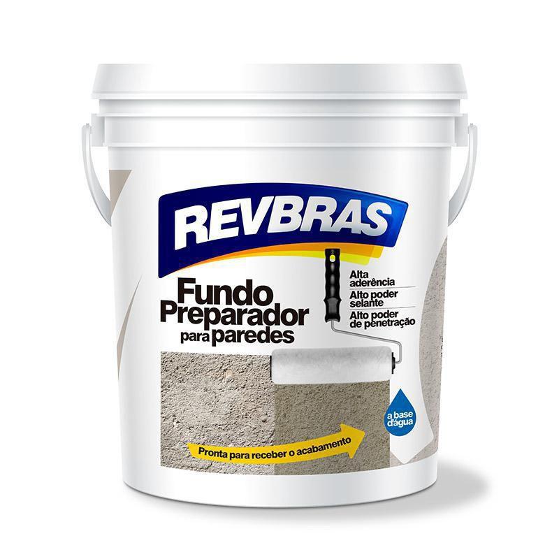 Fundo Preparador De Paredes Revbras 3,6 L - Fundo Preparador para ...