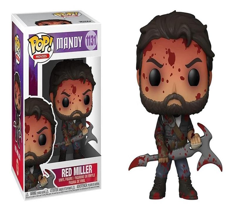 Funko Pop! Horror: Mandy - Red Miller Evil (Esclusivo) | Figura In Vinile 10,5 Cm | Da Collezione