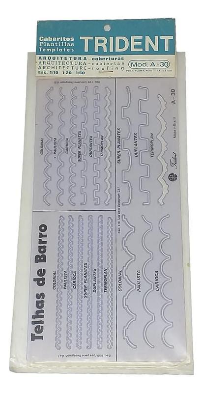 Gabarito Desenho Uniformidade Da Escrita Trident D-30 - Gabarito para ...