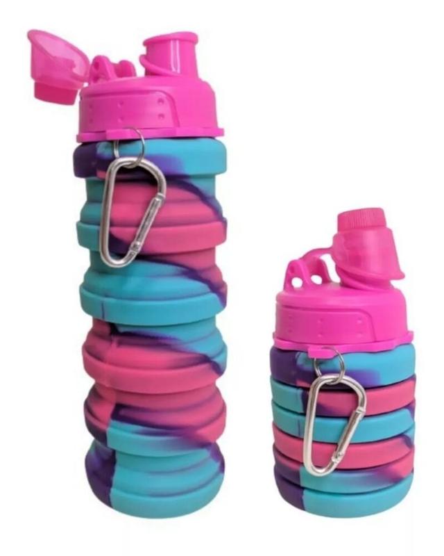 Garrafa Retrátil - RedStar - 500ml - Silicone - 24/13cm - Garrafa ...