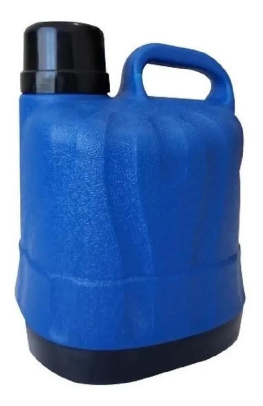 Garrafa Térmica 3 Litros Grande Botijão Azul Com Tampa Dupla - Garrafa ...