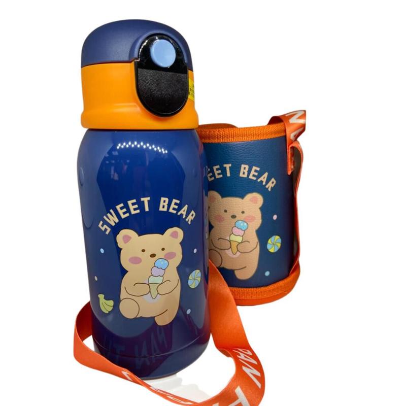 Garrafa Térmica Infantil com Led e bolsinha 500 ml - HX - Garrafa ...