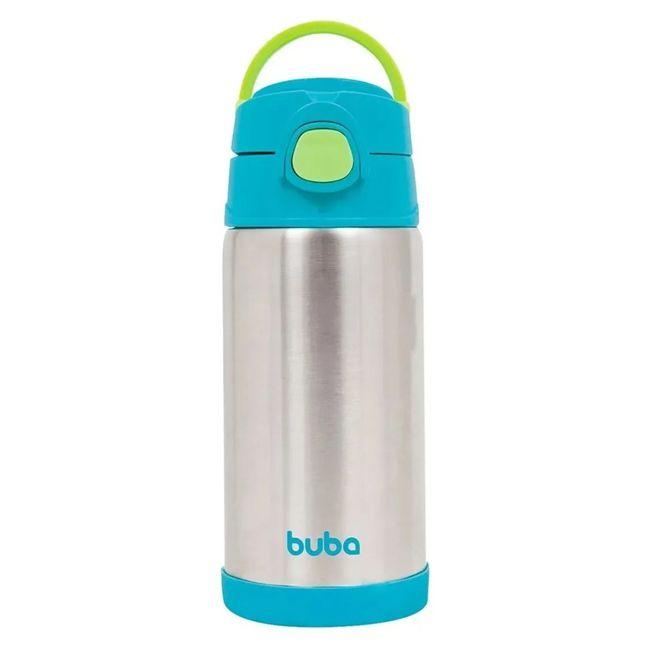 Garrafa Térmica Inox Infantil Com Canudo 400ml Menino Menina Buba ...