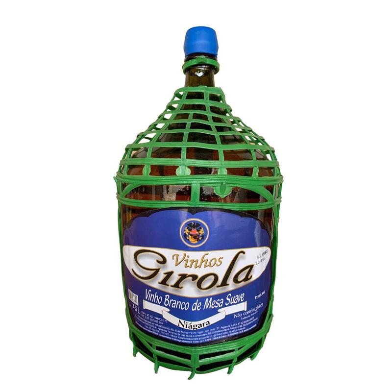 Garrafão de Vinho Branco Suave Niágara Girola 4.5L - Vinícola Girola ...