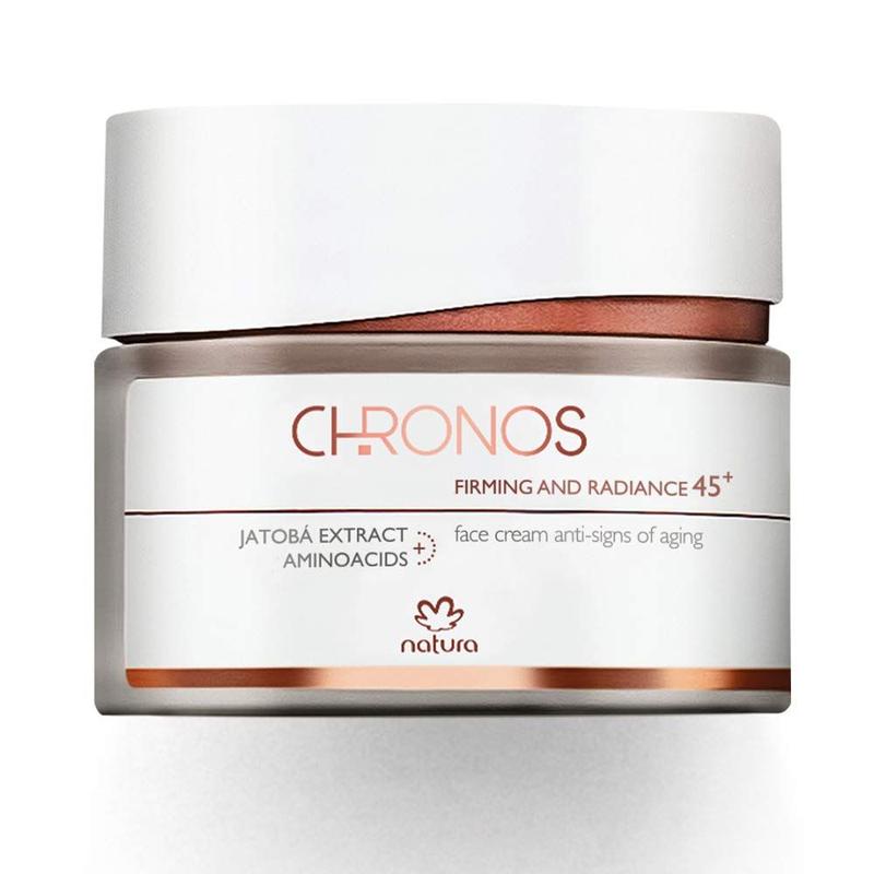 Gel Creme Antissinais 45+ Dia Firmeza e Radiância Chronos - - NATURA ...