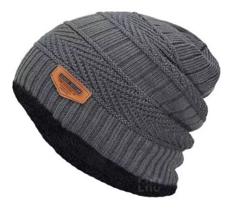 Gorro Touca De Lã Masculino Forrada Pelinho Inverno Frio - Top - Touca ...