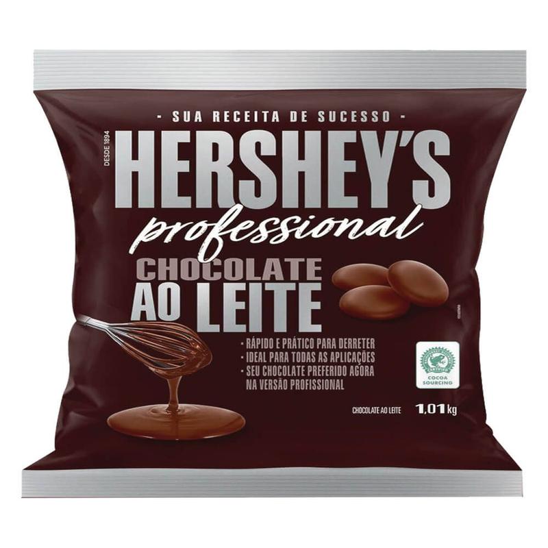 Gotas de Chocolate Ao Leite 1,01kg - Hersheys Professional - Gotas de ...
