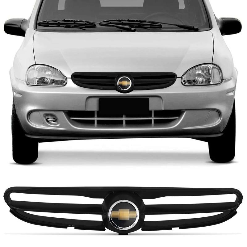 Grade Dianteira Corsa Classic 2003 2004 2005 2006 2007 2008 Preto com ...