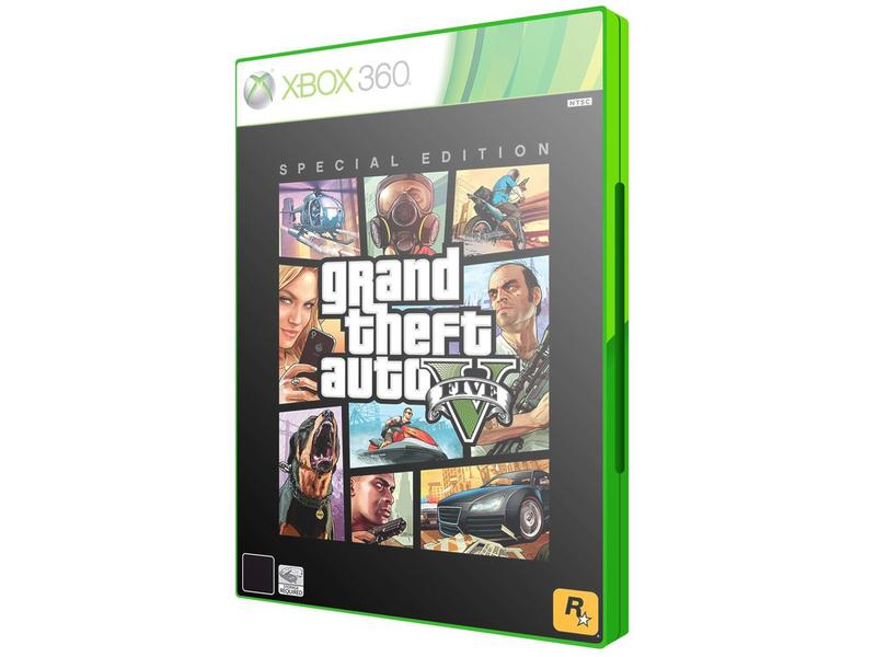 Grand Theft Auto V Special Edition Xbox 360 Grand Theft Auto V Special Edition para Xbox 360 - Rockstar - Jogos de