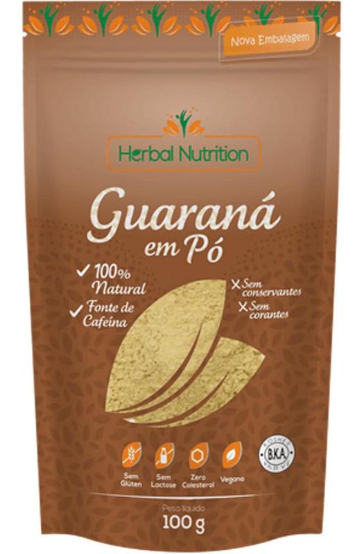 Guaraná em Pó - Herbal Nutrition - 100g - Pó de Guaraná - Magazine Luiza
