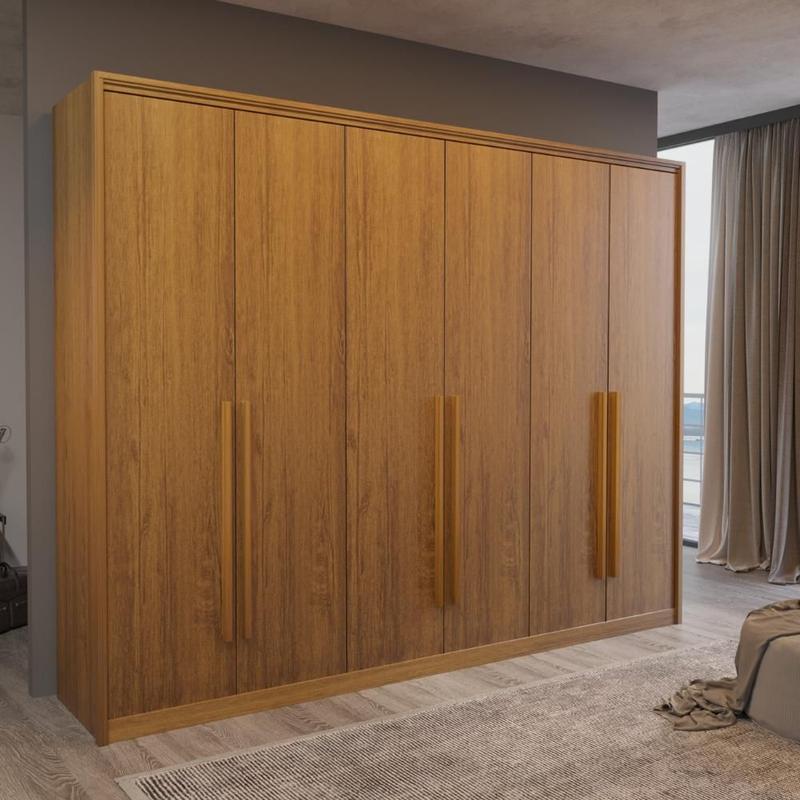 Guarda-Roupa ECO 09 100% MDF 6 Portas 5 Gavetas Bom Pastor - Guarda ...