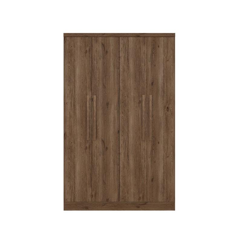 Guarda Roupa Solteiro 4 Portas 2 Gavetas Luna - Vitali Decor - Guarda