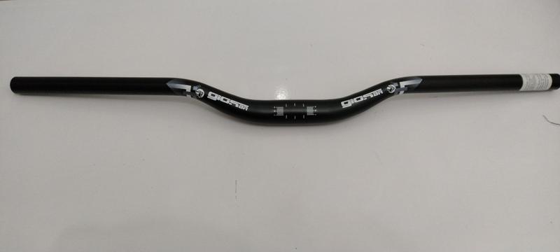 Guidão Gios GI-6818 preto grafismo branco/cinza - Selim de Bicicleta ...