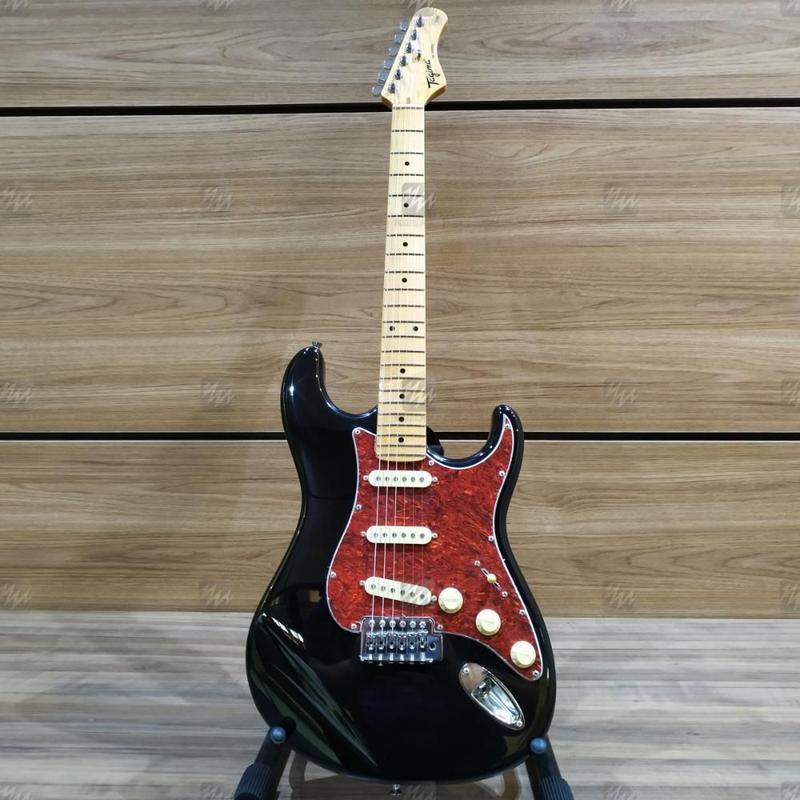 Guitarra Strato Tagima TG-530 Preta com Escudo Tortoise Série Woodstock ...