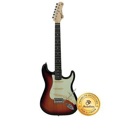 Guitarra Tagima Stratocaster Profissional Sunburst Tg 500 - Guitarra ...