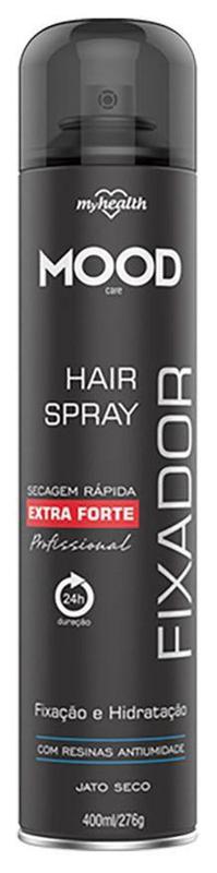 Hair Spray Fixador Extra Forte Mood 400ml - Modelador e Fixador de ...