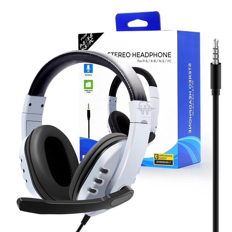 Headset Fone Microfone Compativel Ps4 Ps5 Xbox One Series Switc Pc ...