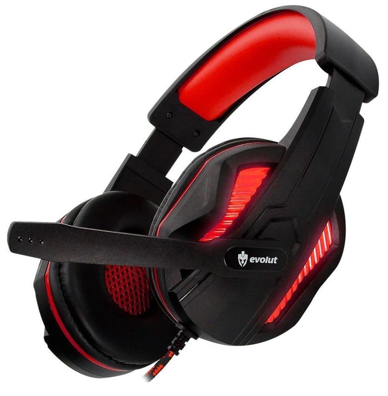 Headset Gamer Bom e Barato Toth Vermelho Evolut + NF e Garantia ...
