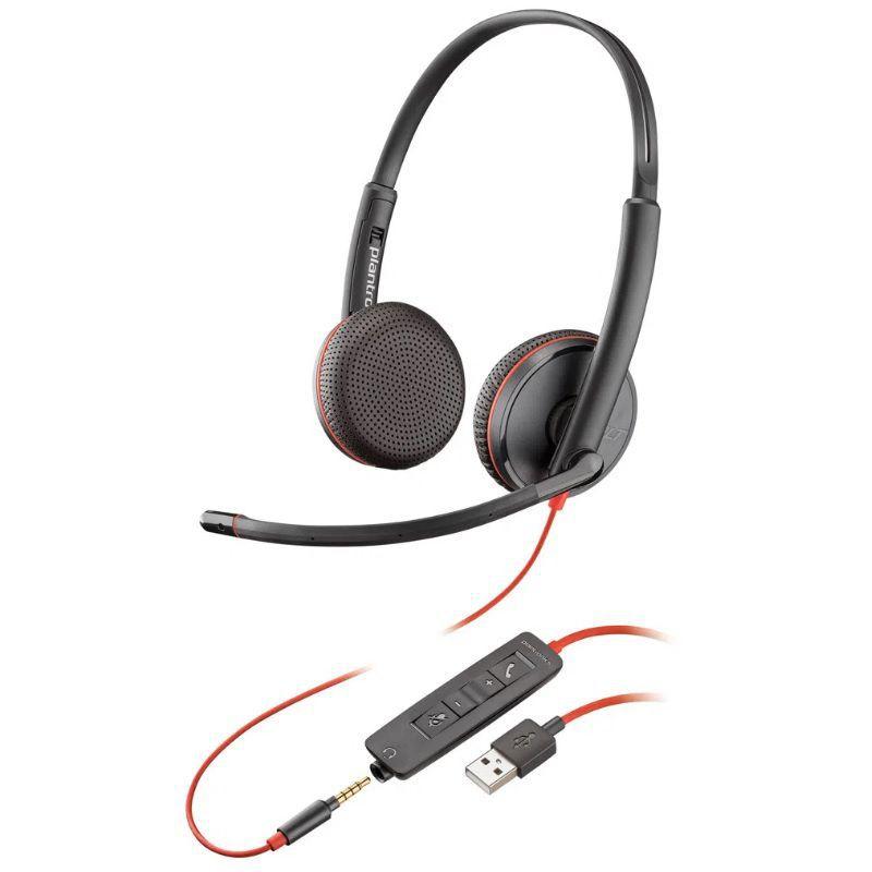 Plantronics Blackwire C3225 UC Stereo USB Headset - 209747-201