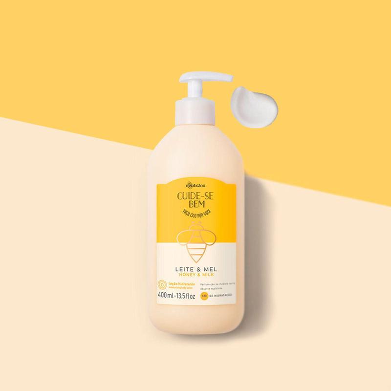 Hidratante Corporal 400 ml Cuide-se Bem Leite & Mel - O Boticário - O ...