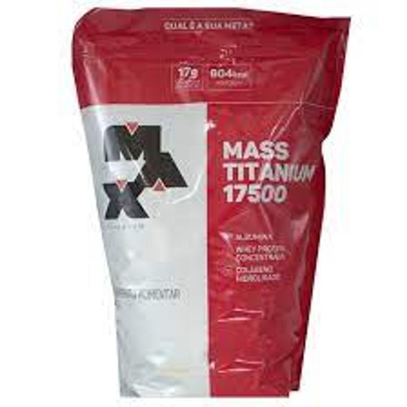 Hipercalorico mass titanium 17500 - 3kg - Max Titanium - Hipercalórico ...