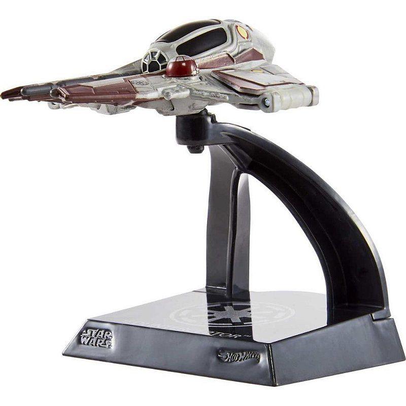 Figura Hot Wheels Star Wars Nave Spaziale Collezionabile - Con Base Espositiva, Parti Mobili, 11-15 Cm