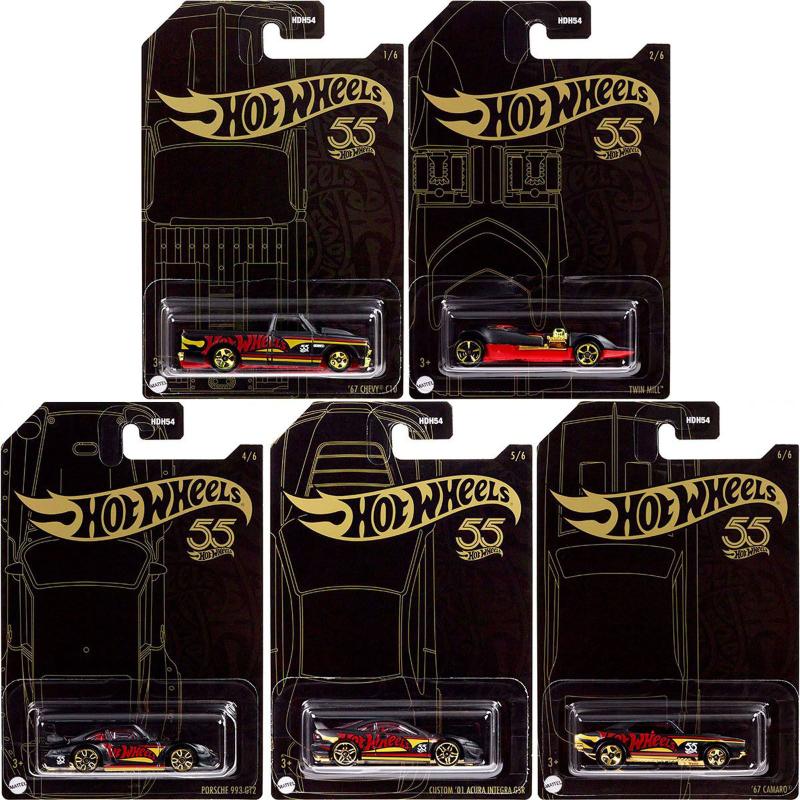 Hot Wheels 1:64 Pearl & Chrome 2023 Caisse E - Assortiment 5 Voitures Hdh54 956e - Foto 5