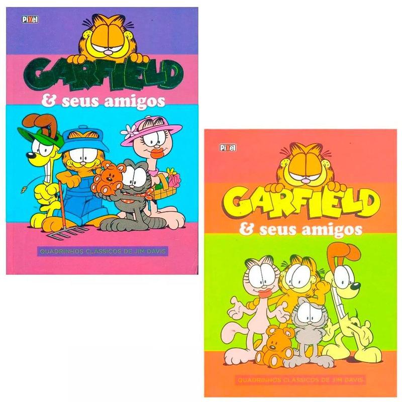 Hq Garfield E Seus Amigos Quadrinhos Clássicos 2 Volumes - Revista HQ ...