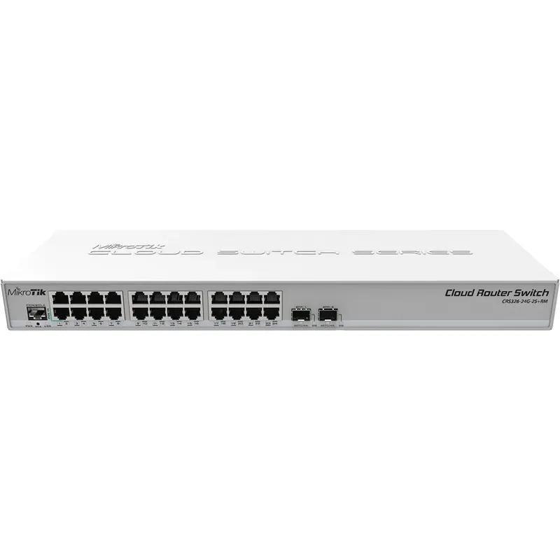 Hub Switch Mikrotik Roteador Inteligente 24 Portas Crs326 24G 2S Rm