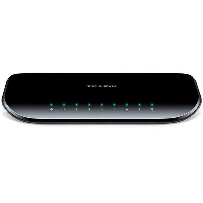Hub Switch Roteador Tp Link Tl Sg1008D 8 Portas 10 100 1000 - Tp-Link ...
