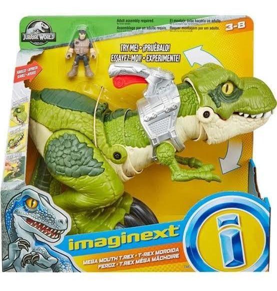 Imaginext Dinossauro T-rex Mordida Feroz Fisher Price - Full - Fisher ...
