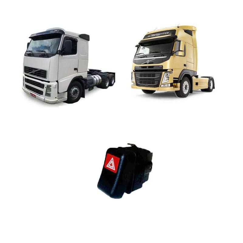 Interruptor Pisca Alerta 24V 8157750 Caminhao Volvo FH NH - Brc ...