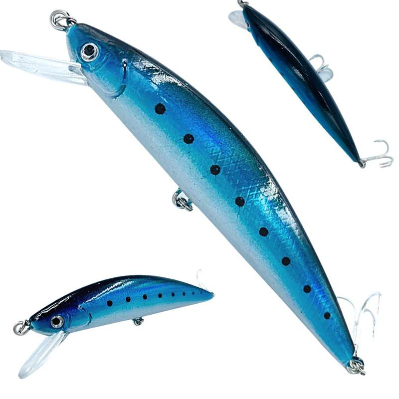 Isca Artificial 12cm 39gr Robalo Tucunaré Traíra Corvina COR1 - FSS ...