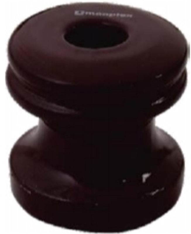 Isolador Porcelana TIPO ROLDANA (KIT c/40pçs) - SOS - Isolador para ...