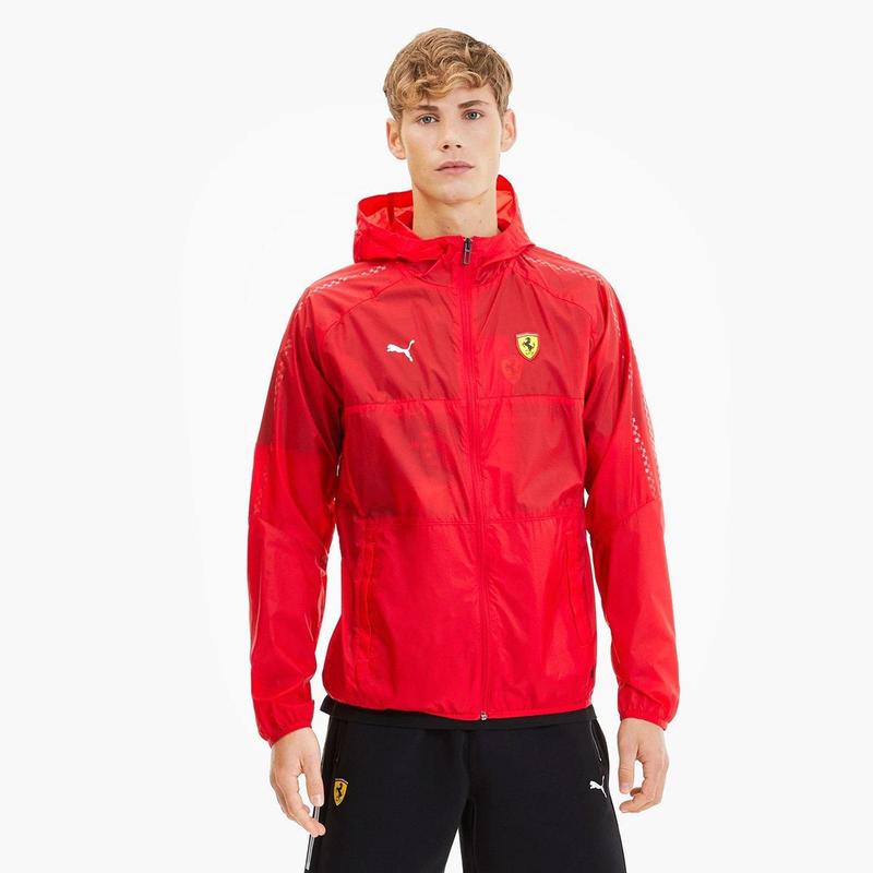 Jaqueta Corta-Vento Puma Scuderia Ferrari T7 City Runner Masculina ...