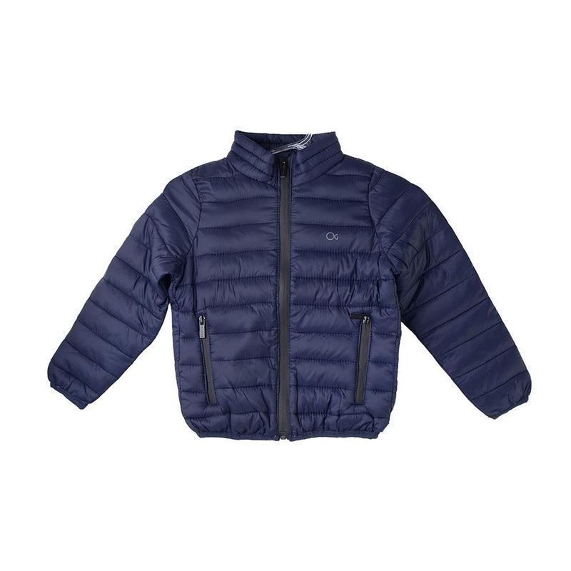 Jaqueta Infanto Juvenil Ogochi Slim Puffer Azul Marinho - 027496 ...