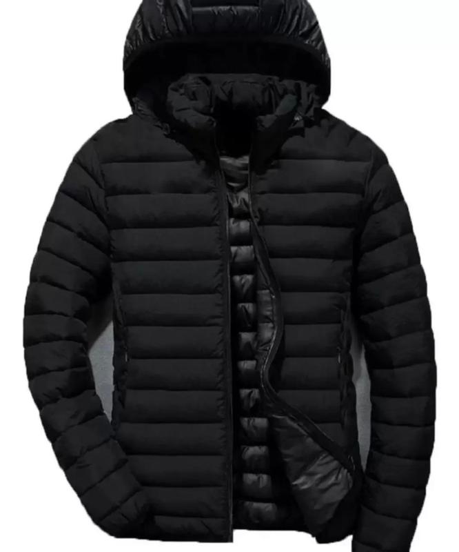 Jaqueta masculina inverno corta vento acolchoada nylon frio-Krayane ...