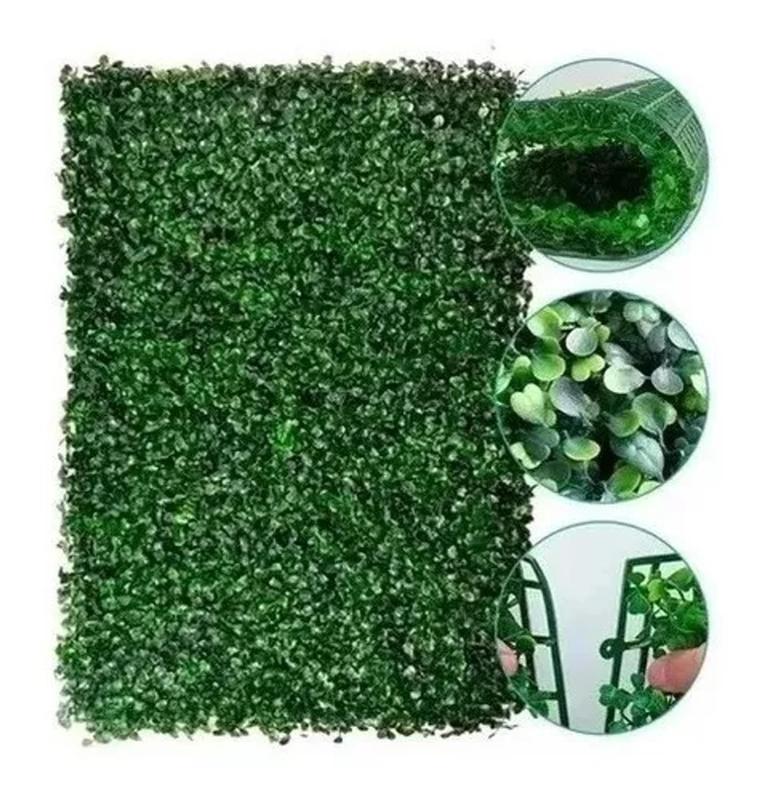 Jardim Artificial Vertical Placa Buchinho 40x60 Muro Inglês KIT C/ 10 ...