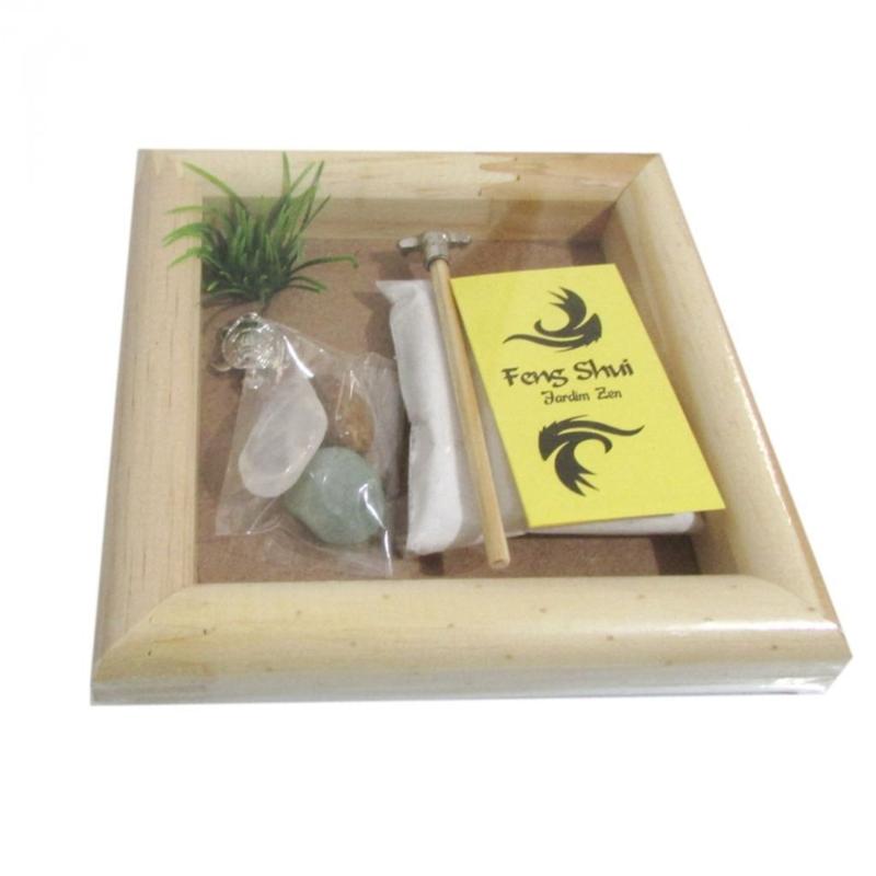 Jardim Zen Feng Shui 13 cm - 2 Opções de Cores - Castelo Artesanal ...