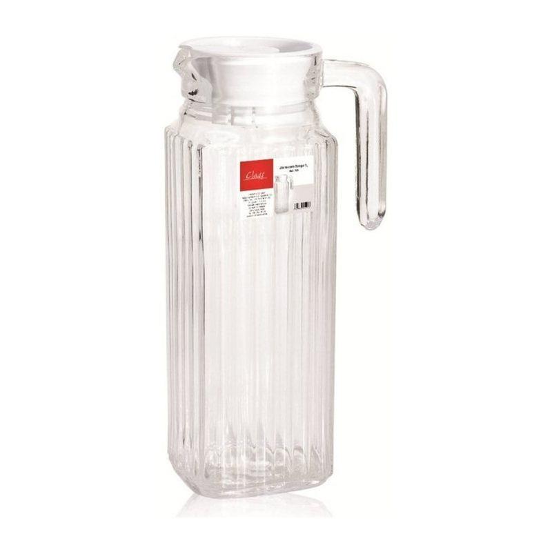 Jarra de Vidro com Tampa 1 Litro - Class Home - Jarra - Magazine Luiza