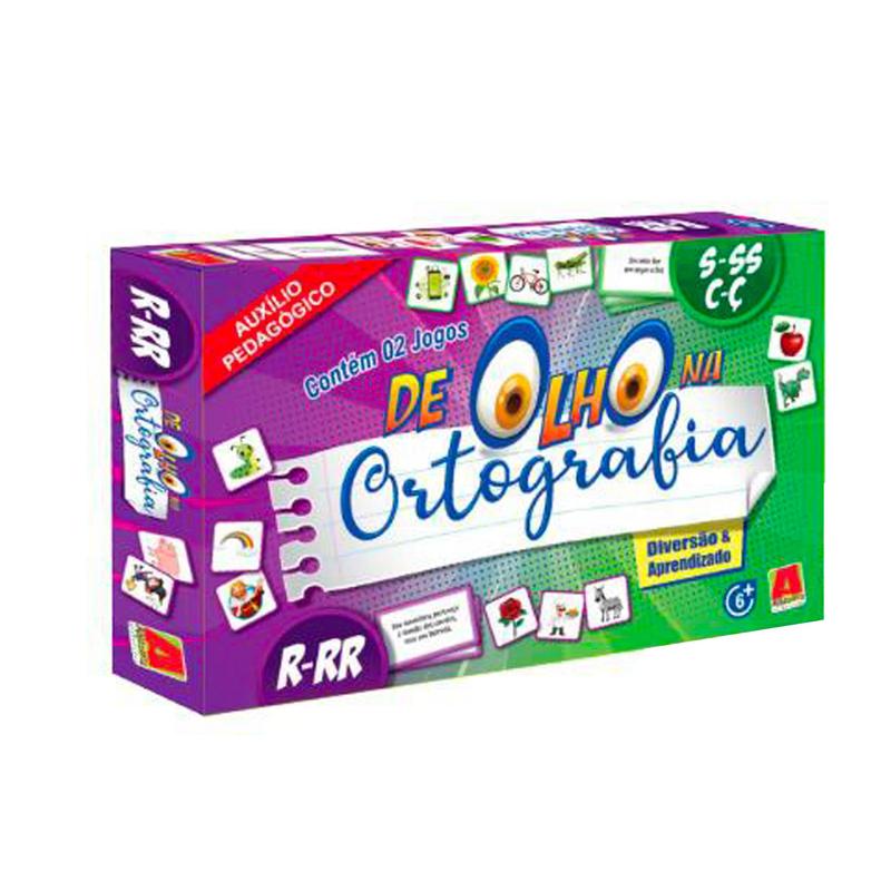 Jogo Auxílio Pedagógico De Olho na Ortografia R/RR & S/SS/C - Melhor ...
