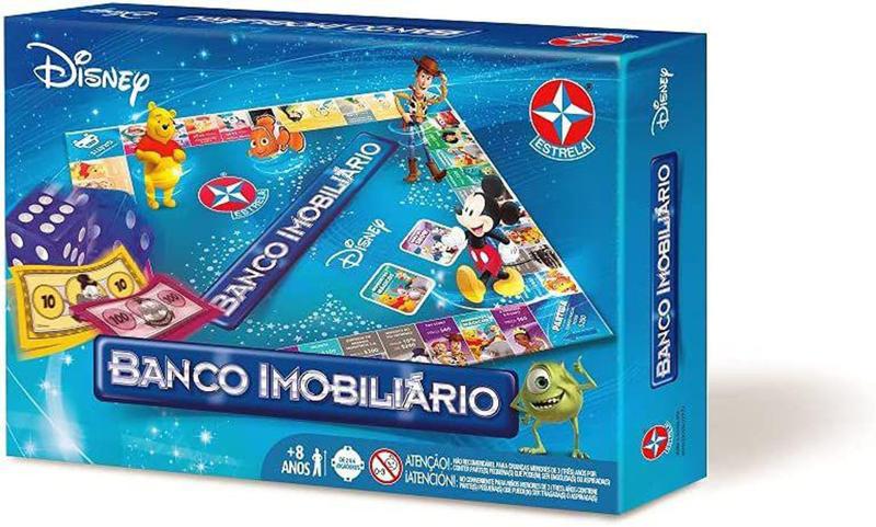 Jogo Banco Imobiliário Disney Estrela - Jogos de Tabuleiro - Magazine Luiza