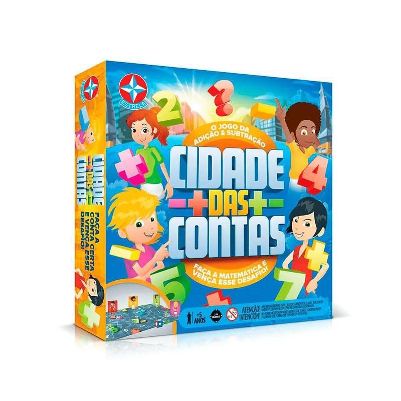 Jogo Cidade Das Contas Aprender Matemática Brincando Estrela ...