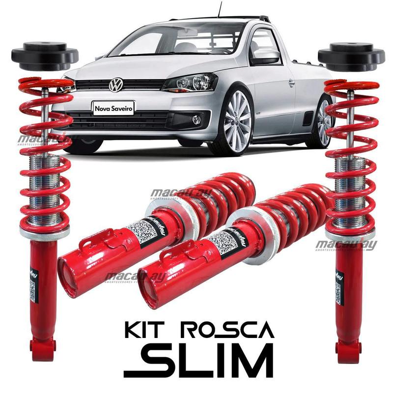 Jogo Completo De Suspensao Rosca Slim Vw Saveiro G5 Ate G8 - Macaulay ...