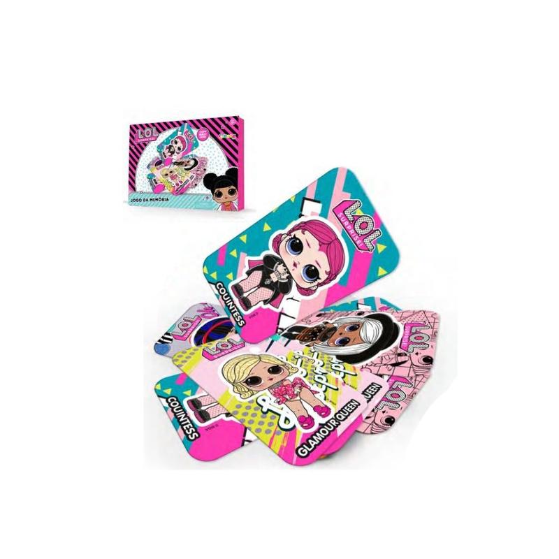 Jogo da memoria lol surprise! com 30 pares coloridos em eva - Bangtoys ...